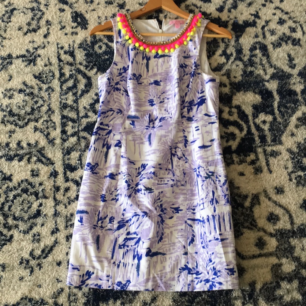 Size 2 Lily Pulitzer dress with Pom poms